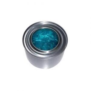 when injecting glue on the lid of a can